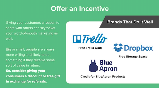 incentivo estrategia de Word of Mouth