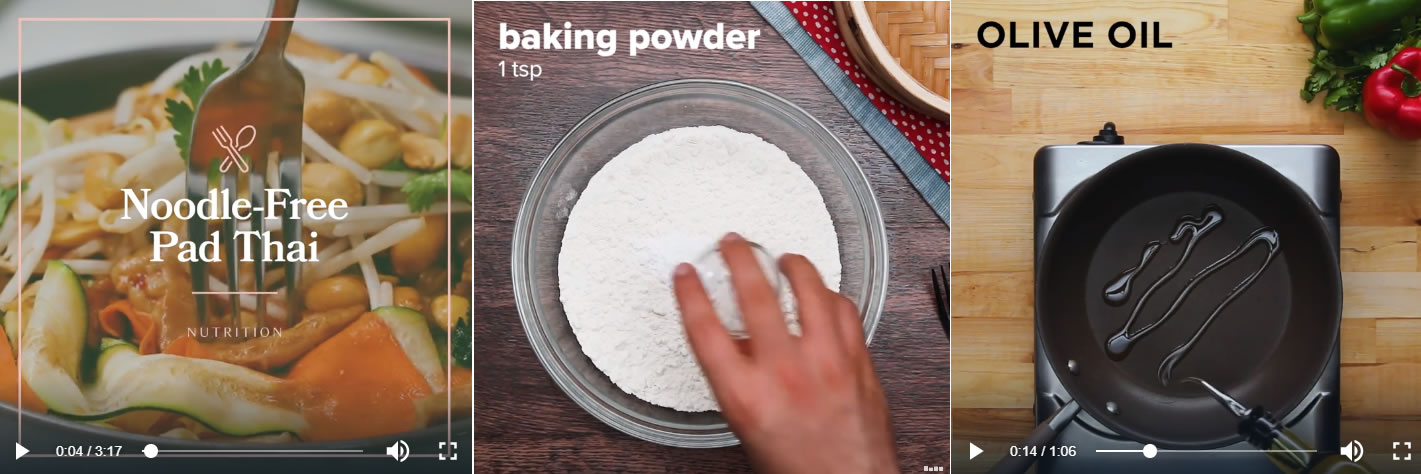 publicidad en vídeo del sector gastronómico