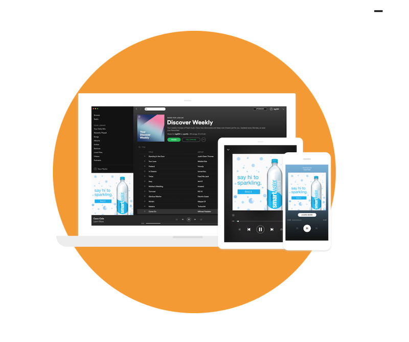 hacer publicidad en Spotify