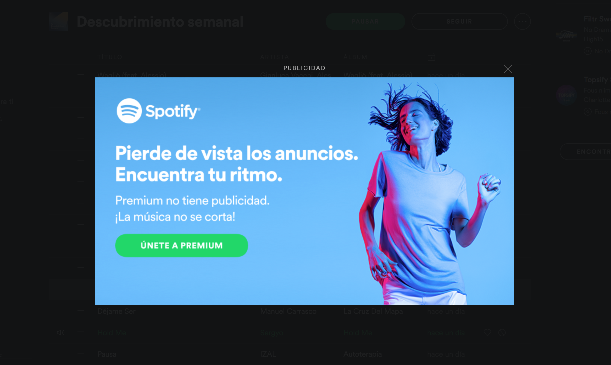 Hacer publicidad en Spotify: en esta plataforma - Antevenio