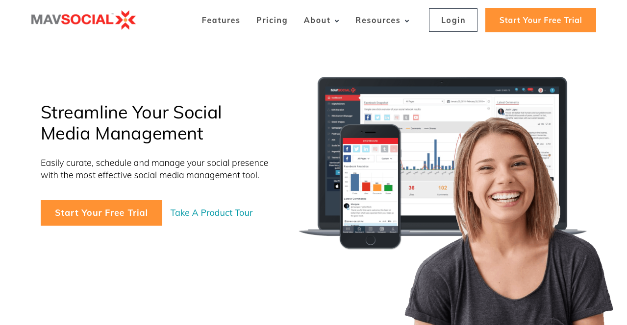 herramientas de Social Media mavsocial