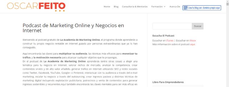 Podcast de Oscar Feito