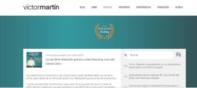 Podcast de Víctor Martín