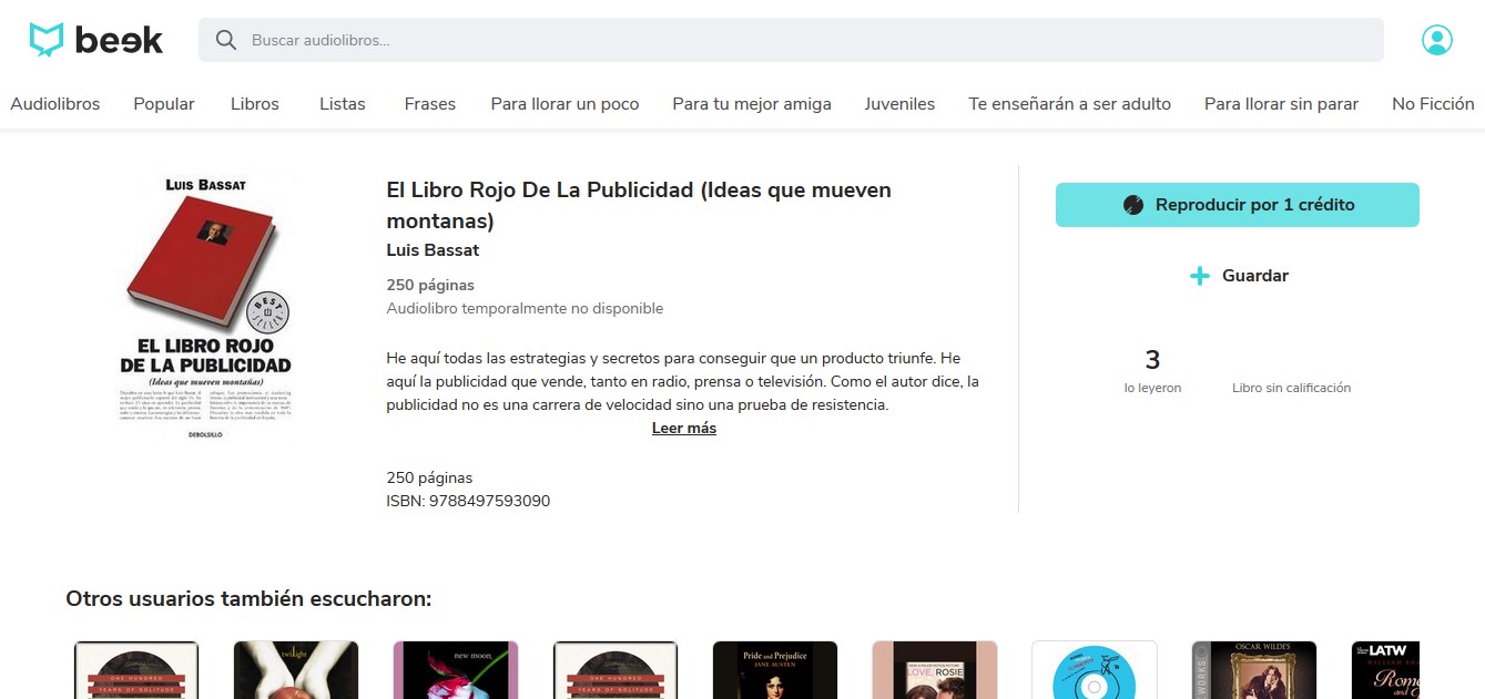 Los mejores audiolibros sobre marketing en español: El libro rojo de la publicidad