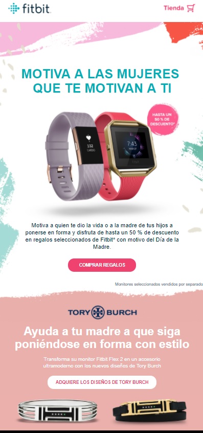 campañas efectivas para el Día de la Madre fitbit