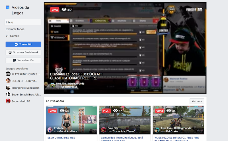 Facebook lanza LOL gaüming