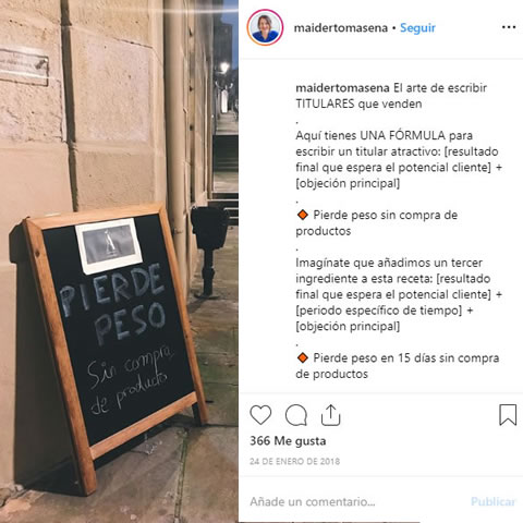 Consejos para escribir en Instagram