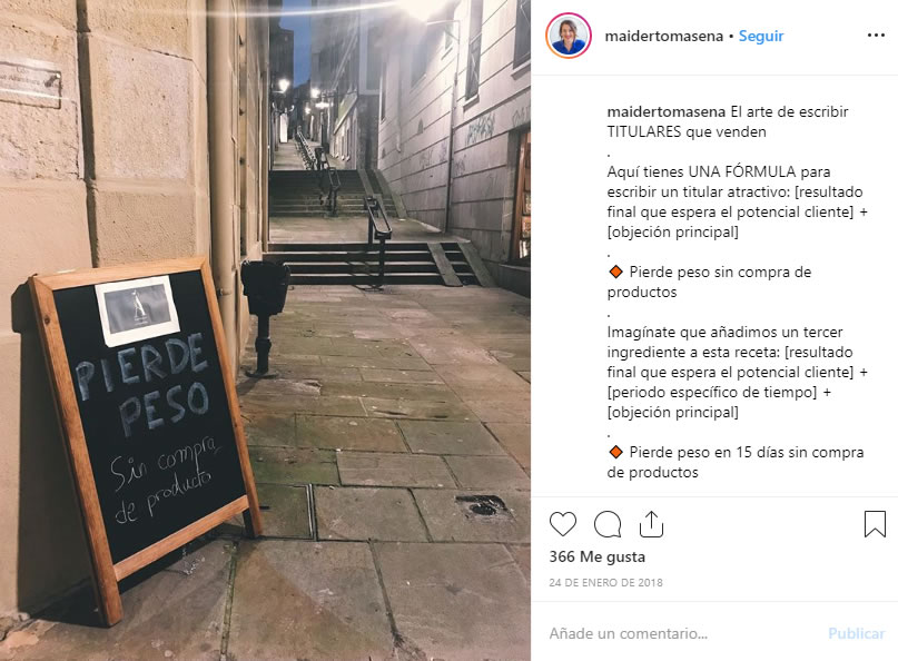 Consejos para escribir en Instagram