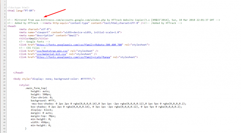 Phishing en Google Ads TRACKING