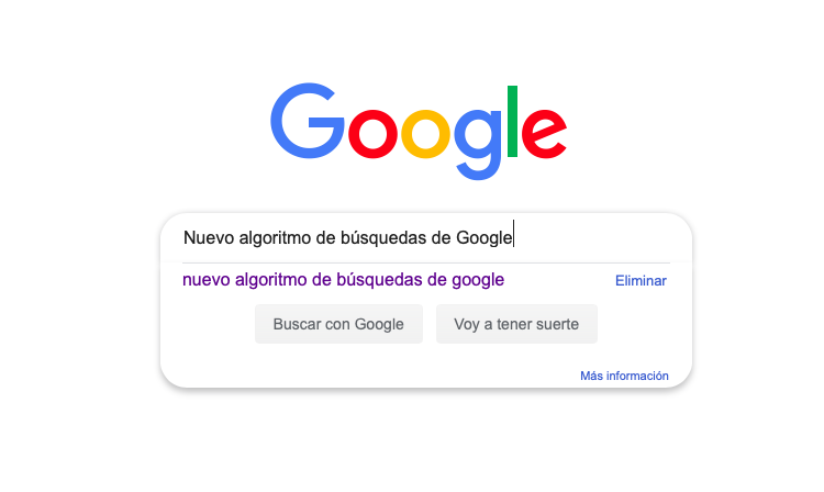 nuevo algoritmo de Google