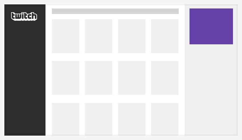 campaña de publicidad en Twitch rectángulo