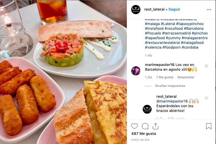 Redes sociales: Lateral