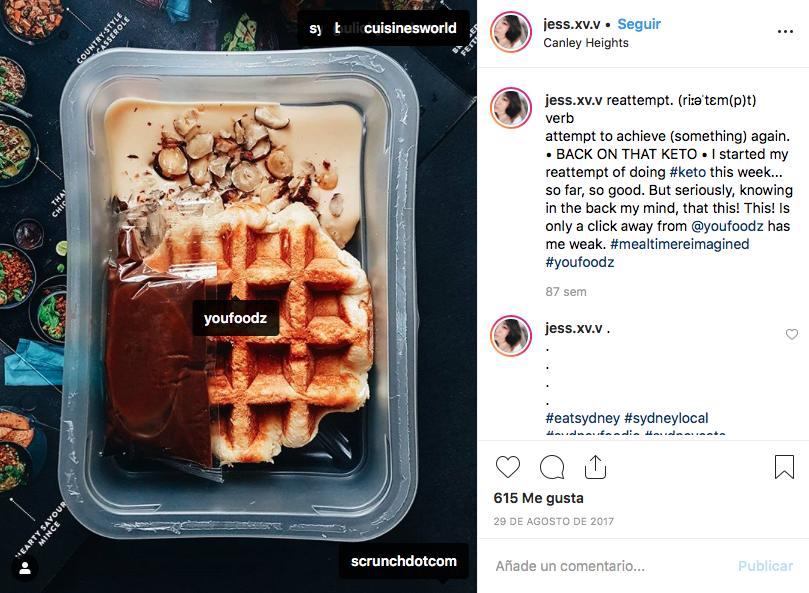campañas de influencer marketing youfoodz