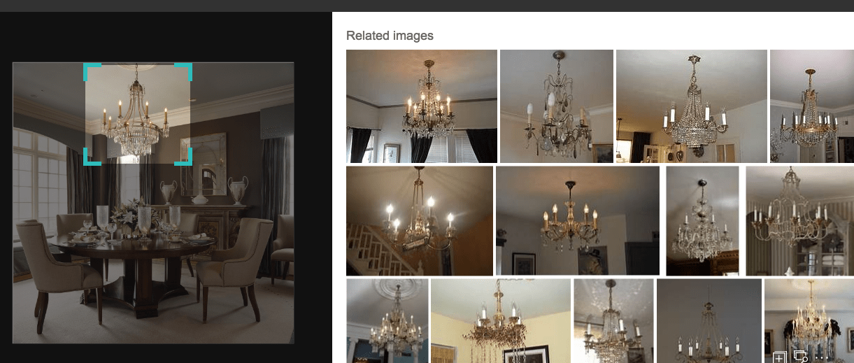 Visual Search bing