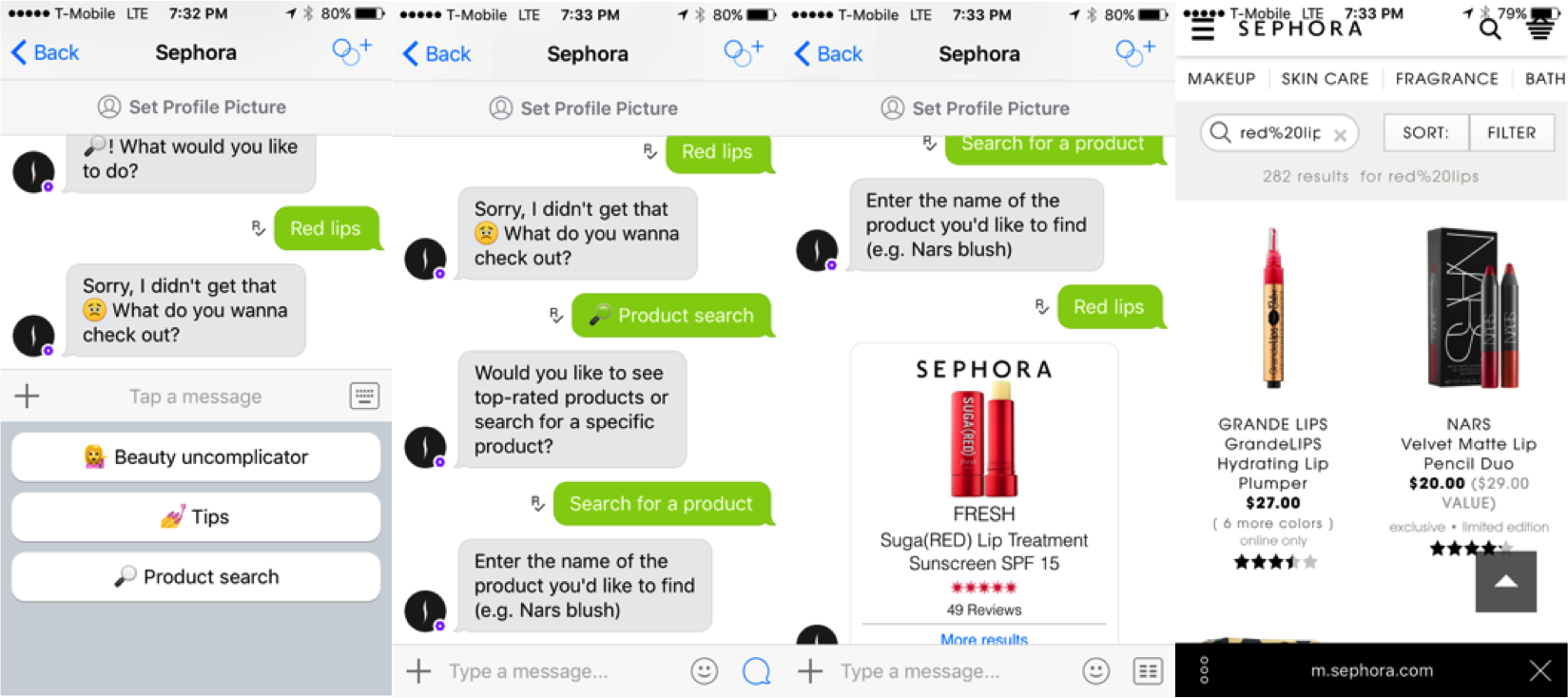 Sephora chatbot