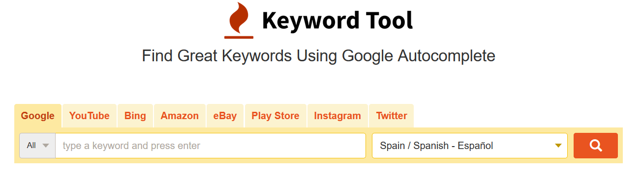 Keyword Tool