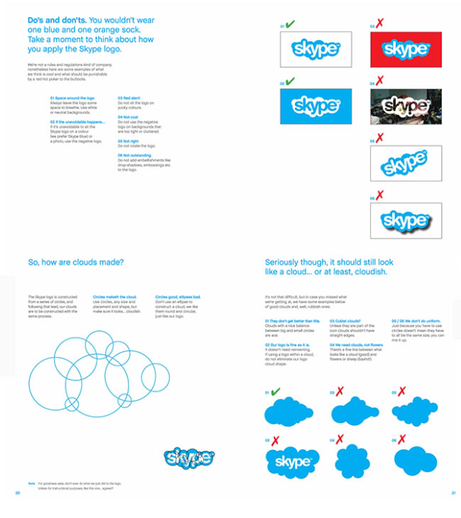 qué es el brandbook: Skype