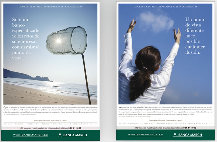 publicidad de bancos
