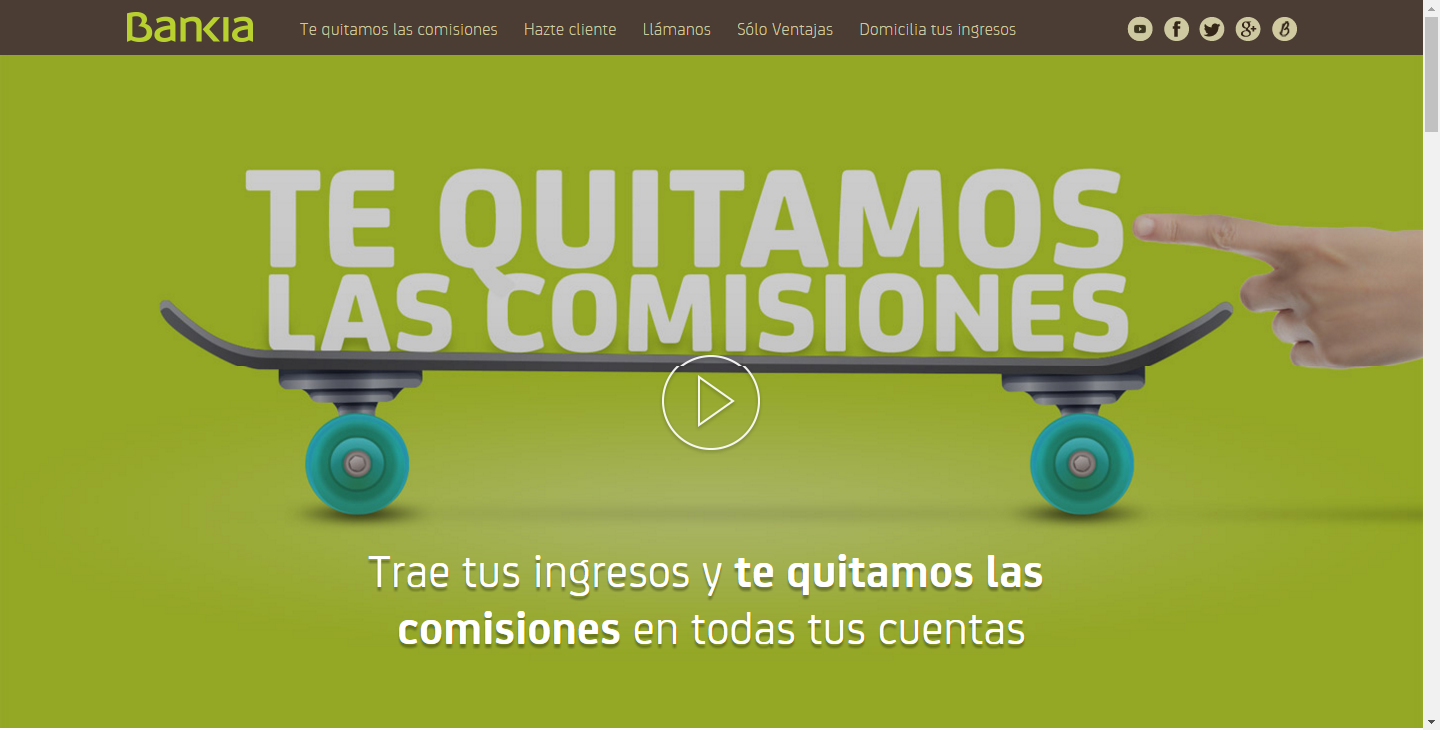 marketing financiero: Bankia