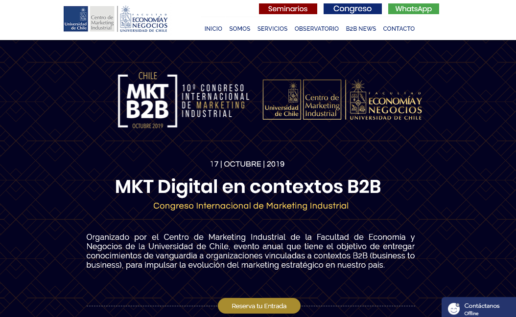 Chile: Congreso Internacional de Marketing Industrial