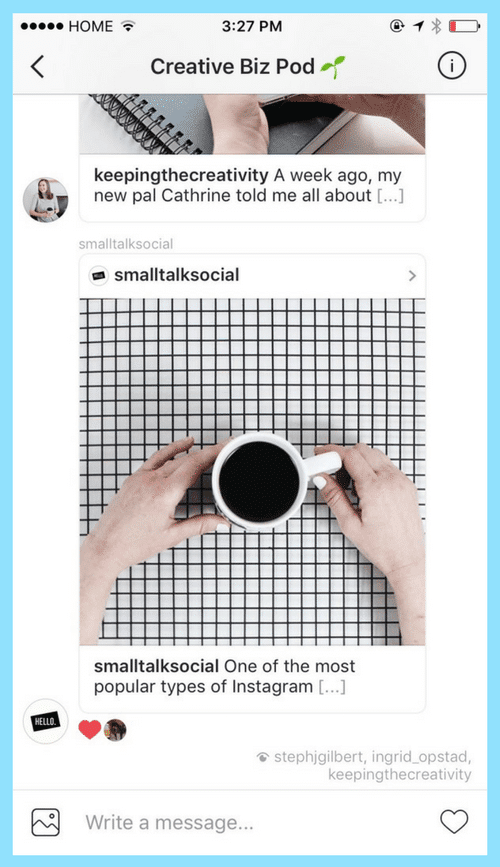 Instagram Pods