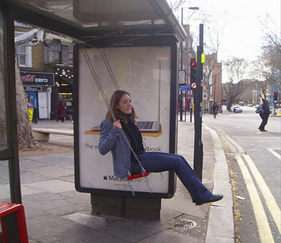 Street marketing en paradas de autobús