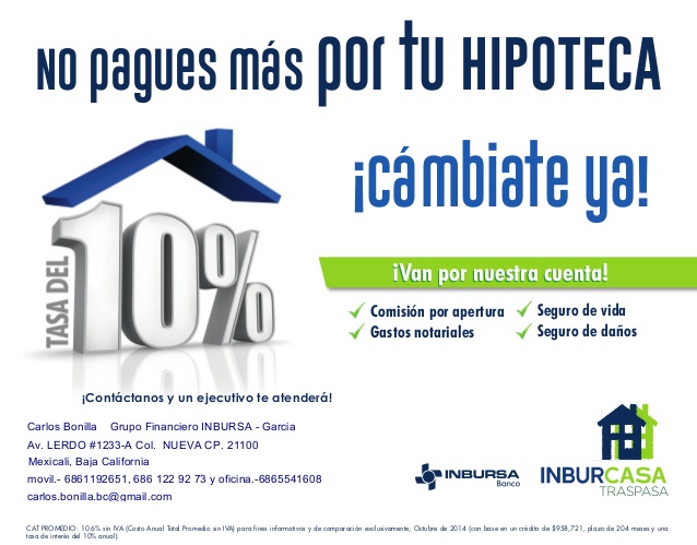 Publicidad producto hipotecario 