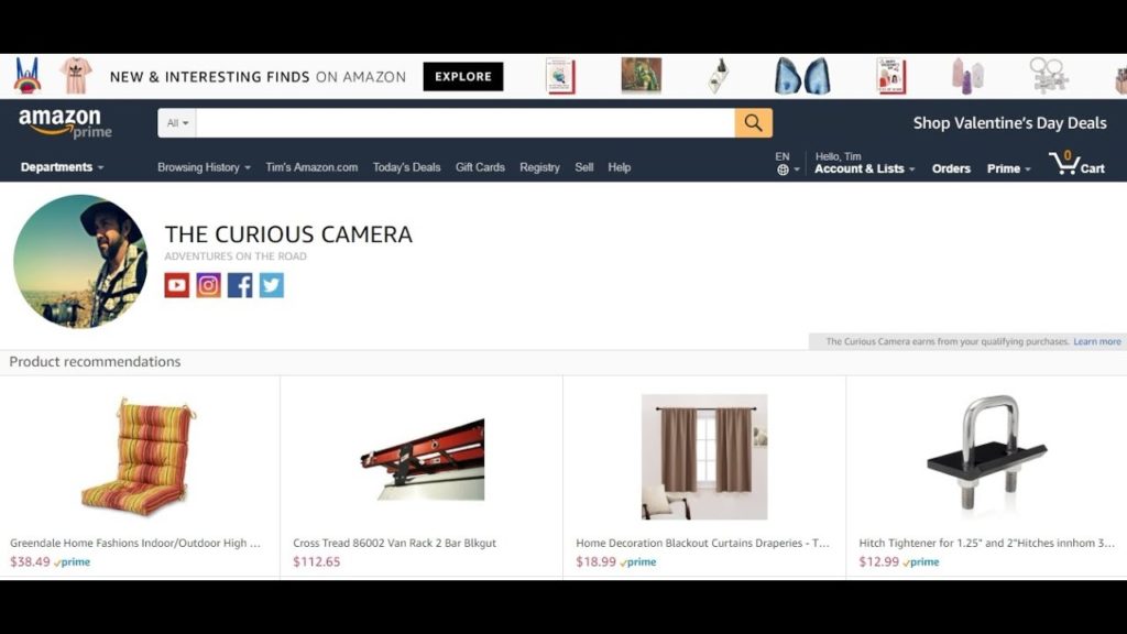 Influencer en Amazon