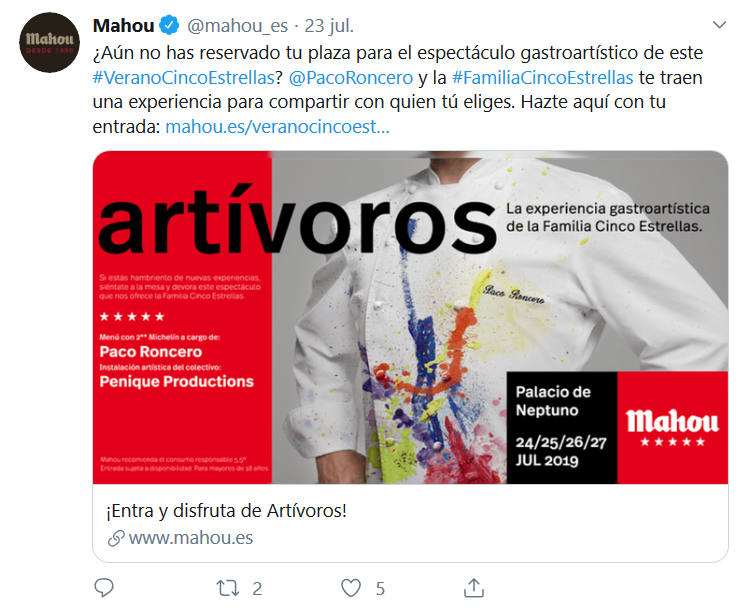 Inbound marketing para la industria cervecera: Artívoros Mahou