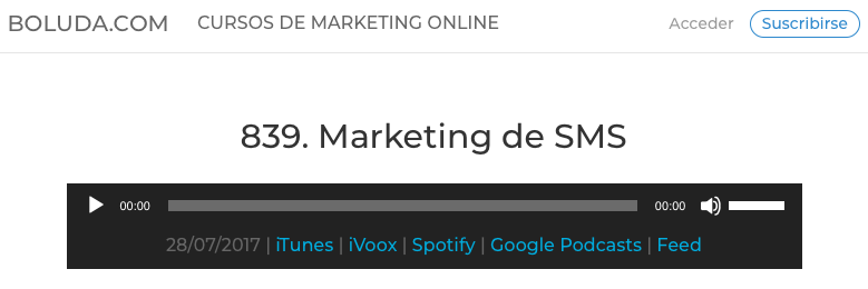 podcast sobre SMS Marketing