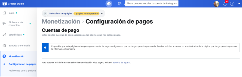 monetizar creator studio