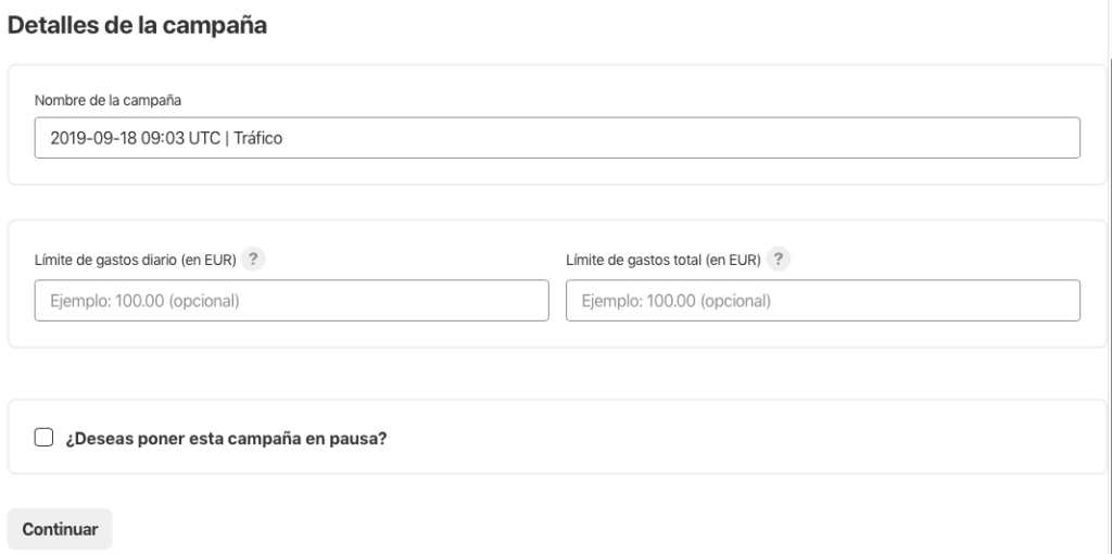 Publicidad en Pinterest
