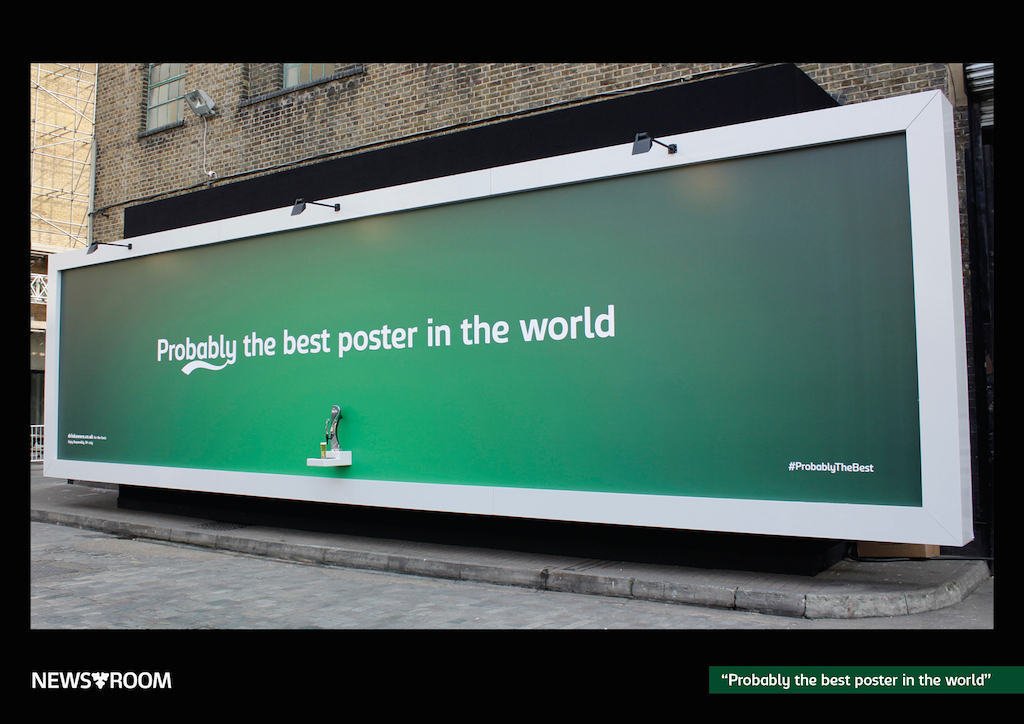 Cartel Newsroom de Carlsberg