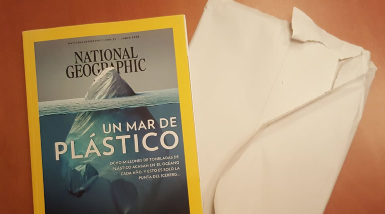 marketing del plástico: National Geographic