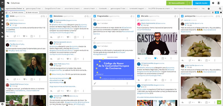 herramientas para community managers: Hootsuite