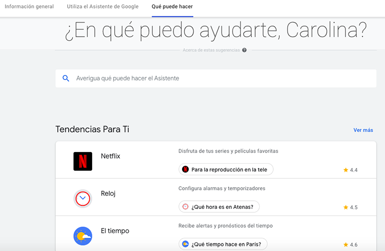 asistente google
