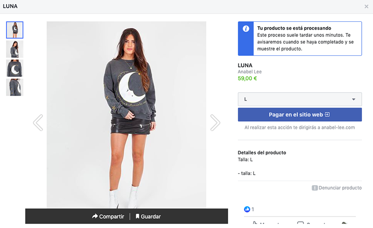 crear una tienda en Facebook