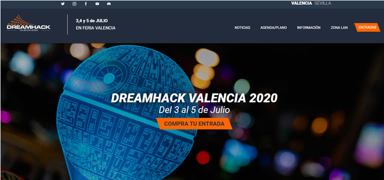 Eventos de esports & gaming en España en 2020: Dreamhack