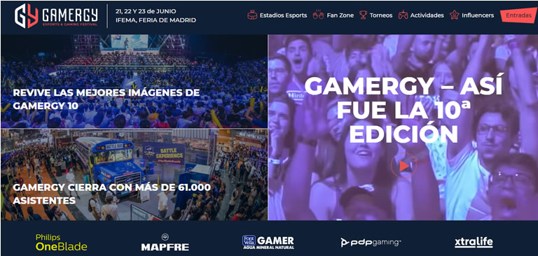 Eventos de esports & gaming en España en 2020: Gamergy