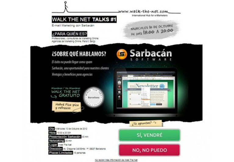 Resalta los detalles del evento