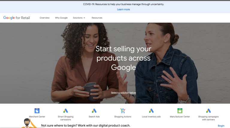 vender en Google
