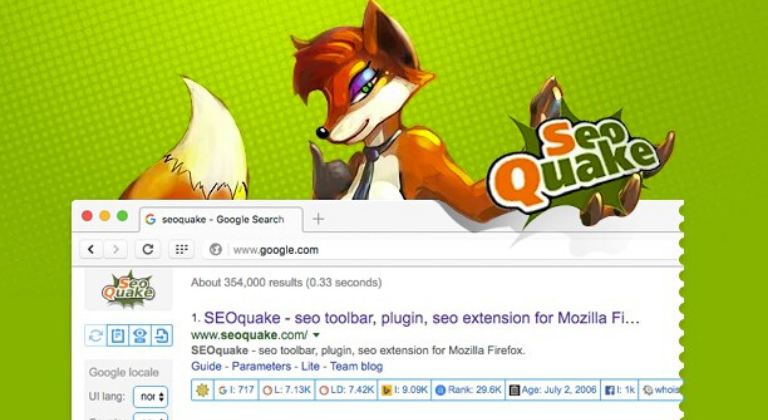 Extensión de Chrome: SEOquake