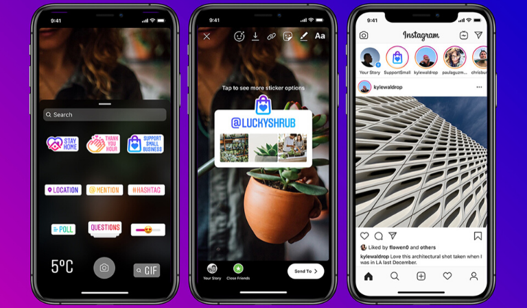Instagram ayuda a las pymes