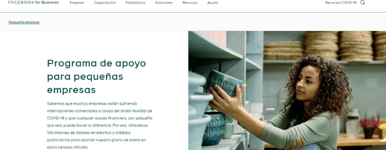 Centro de recursos para empresas de Facebook