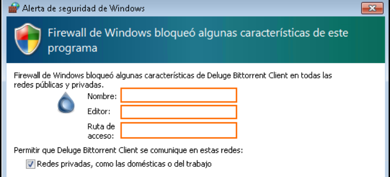 firewall de Windows