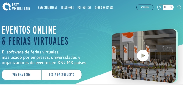 Landing page para ferias virtuales
