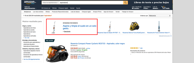 Publicidad en Amazon