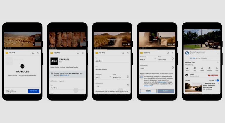 Google Lead Ads en Youtube