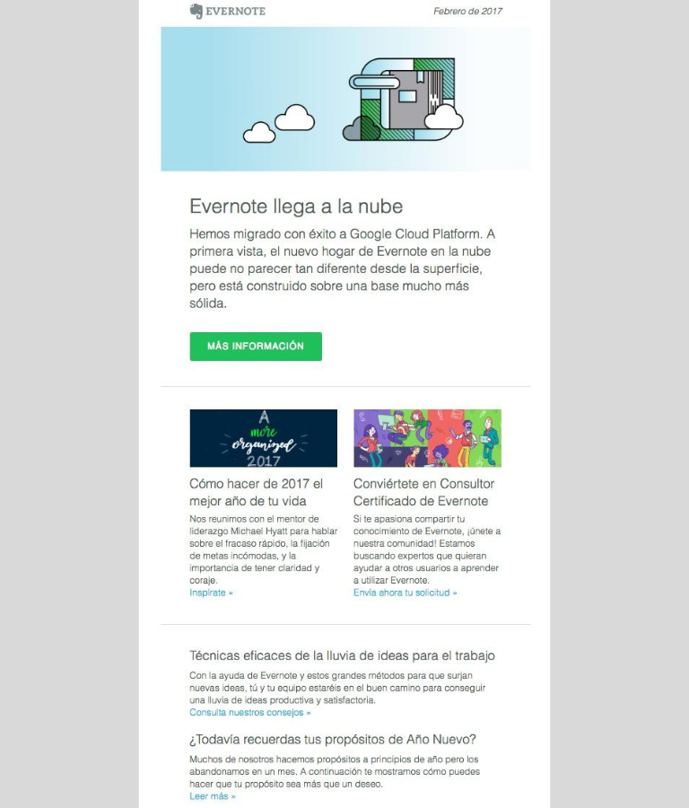 Newsletter para atraer