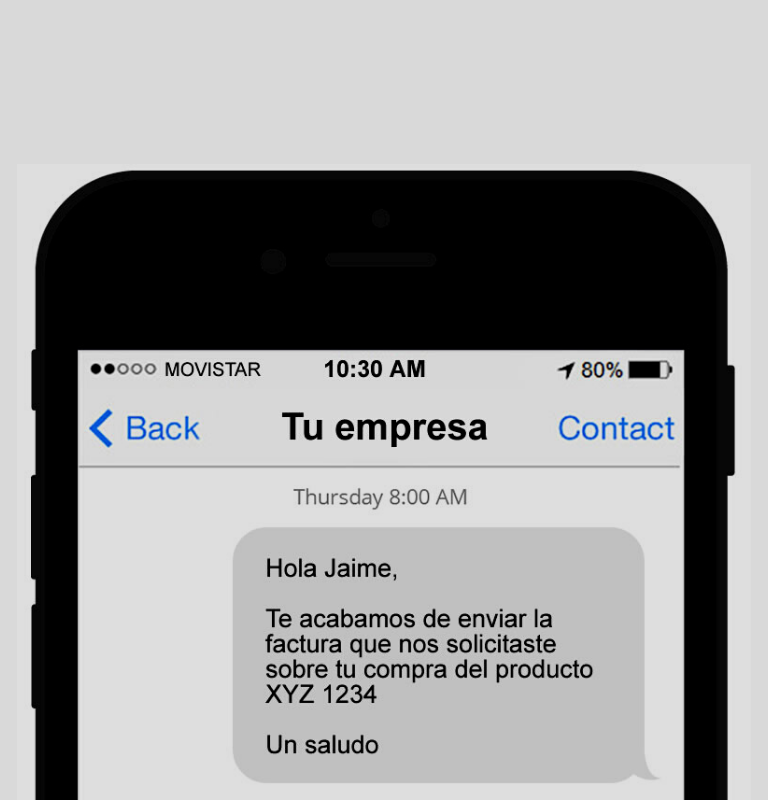 Servicio de atención al cliente por SMS Marketing